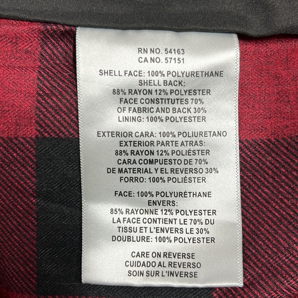 Levi's Men's Faux Leather Motorcycle Jacket - Picture 8 of 9